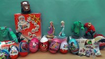 12 Surprise Eggs Dora The Explorer Hello Kitty Toy Story Disney Princess Pixar Movie Unboxing