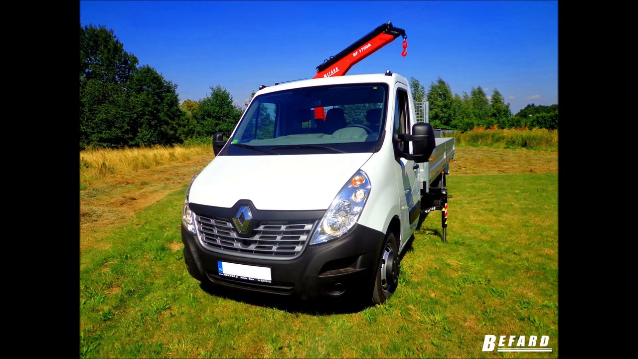 Renault Master z żurawiem HDS BEFARD