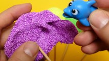 Fancy Foam Pearl Clay Lollipops with Surprise Toys (SpongeBob, Hello Kitty, Dolphin.)
