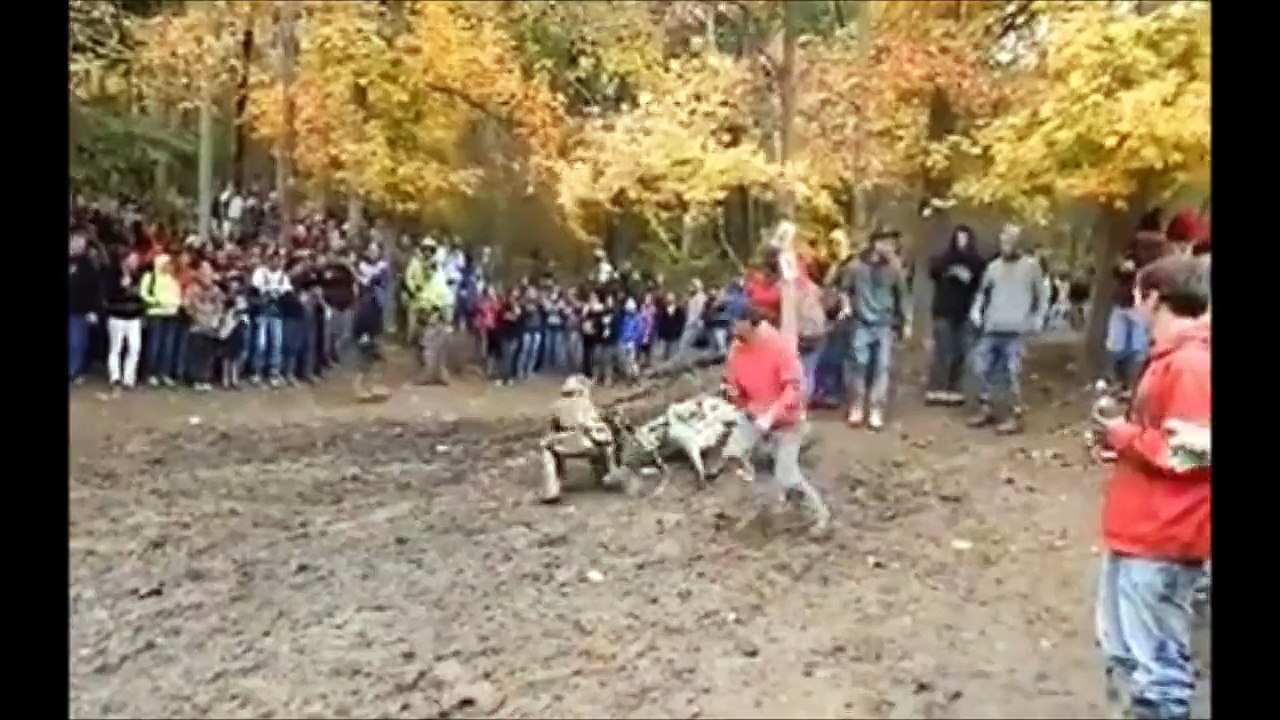 Presque tué par une moto trial... Dingue!