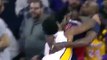 Lakers' Nick Young Elbows Pistons' Anthony Tolliver In The Throat