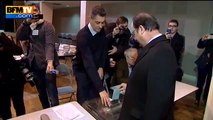 François Hollande rate son vote à Tulle