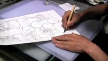 Takeshi Obata Drawing a Manga Page from Bakuman [ REAL SPEED ]