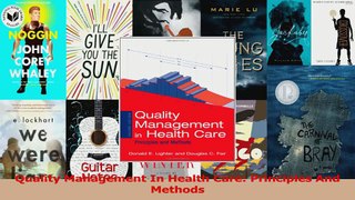 PDF Download  Quality Management In Health Care Principles And Methods Download Full Ebook