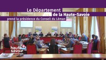 Le Département de la Haute-Savoie prend la présidence du Conseil du Léman