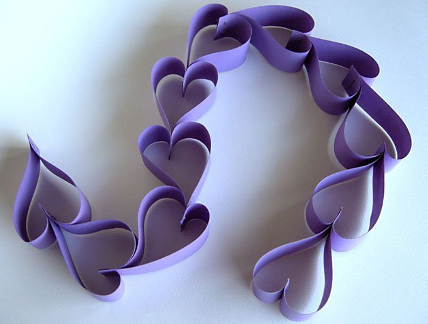 Quilling Made Easy # How to make Beautiful heart Chain using Paper