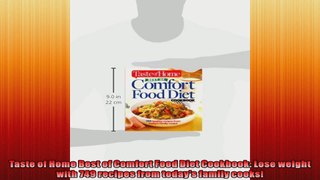 Taste of Home Best of Comfort Food Diet Cookbook Lose weight with 749 recipes from