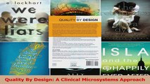 PDF Download  Quality By Design A Clinical Microsystems Approach PDF Online