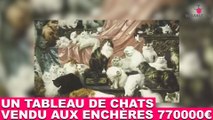 Un tableau de chats vendu aux enchères 770000€! Aujourd’hui dans la minute chat #62