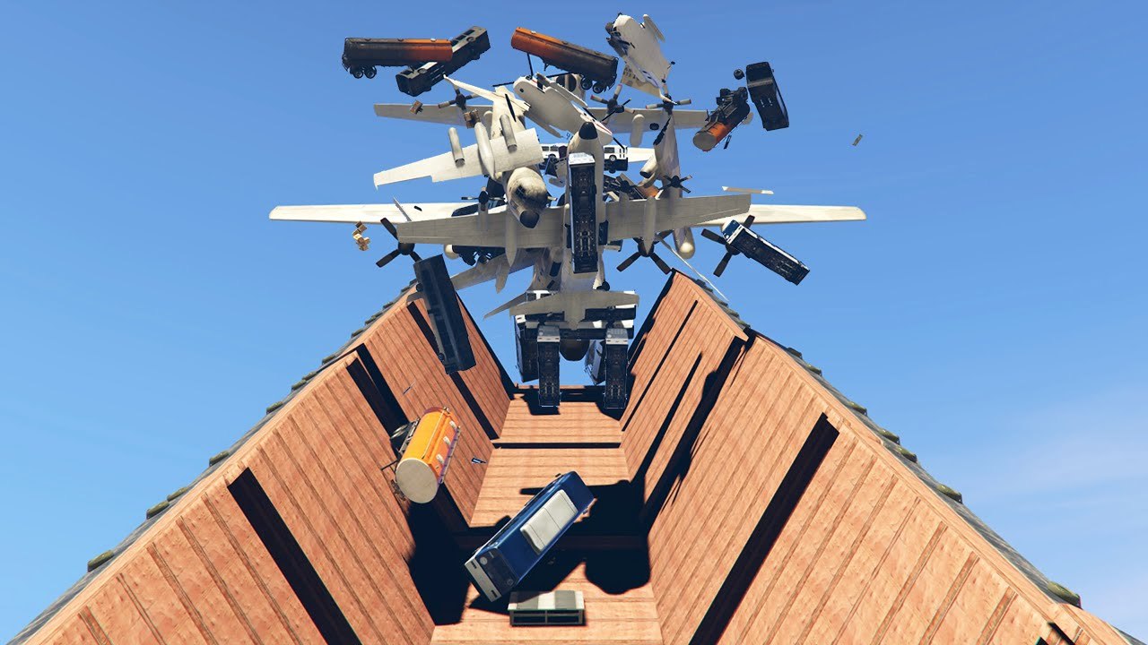 KWEBBELKOP-DODGE THE INSANE VEHICLE AVALANCHE! (GTA 5 Funny Moments)