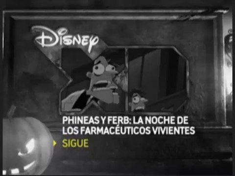 PROMO PHINEAS Y FERB: LA NOCHE DE LOS FARMACÉUTICOS VIVIENTES EN DISNEY XD