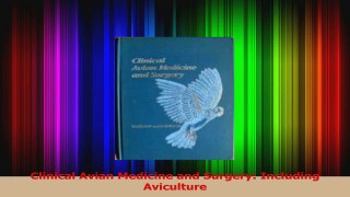 Clinical Avian Medicine and Surgery Including Aviculture Download