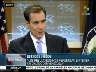Kirby: es pronto para predecir cambios en las relaciones con Venezuela