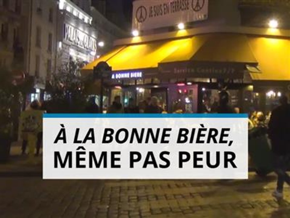 À la Bonne Bière, la peur a déserté la terrasse