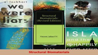 Structural Biomaterials PDF Full Ebook