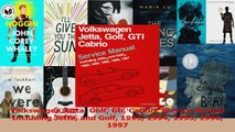 Download  Volkswagen Jetta Golf Gti Cabrio Service Manual Including Jetta and Golf 1993 1994 1995 PD