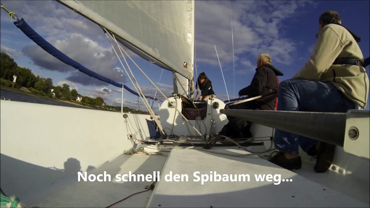 SY MERIDIAN und das Lotsenboot