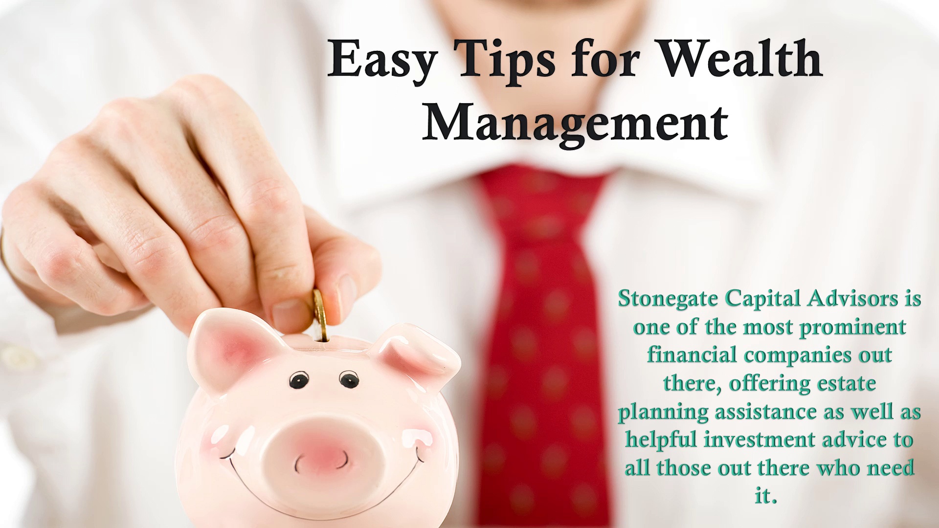 Easy Tips for Wealth Management From Jameson Van Houten