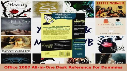 Read  Office 2007 AllinOne Desk Reference For Dummies PDF Free