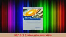 Read  SAP R3 System Administration Ebook Free