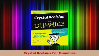 Download  Crystal Xcelsius For Dummies Ebook Online