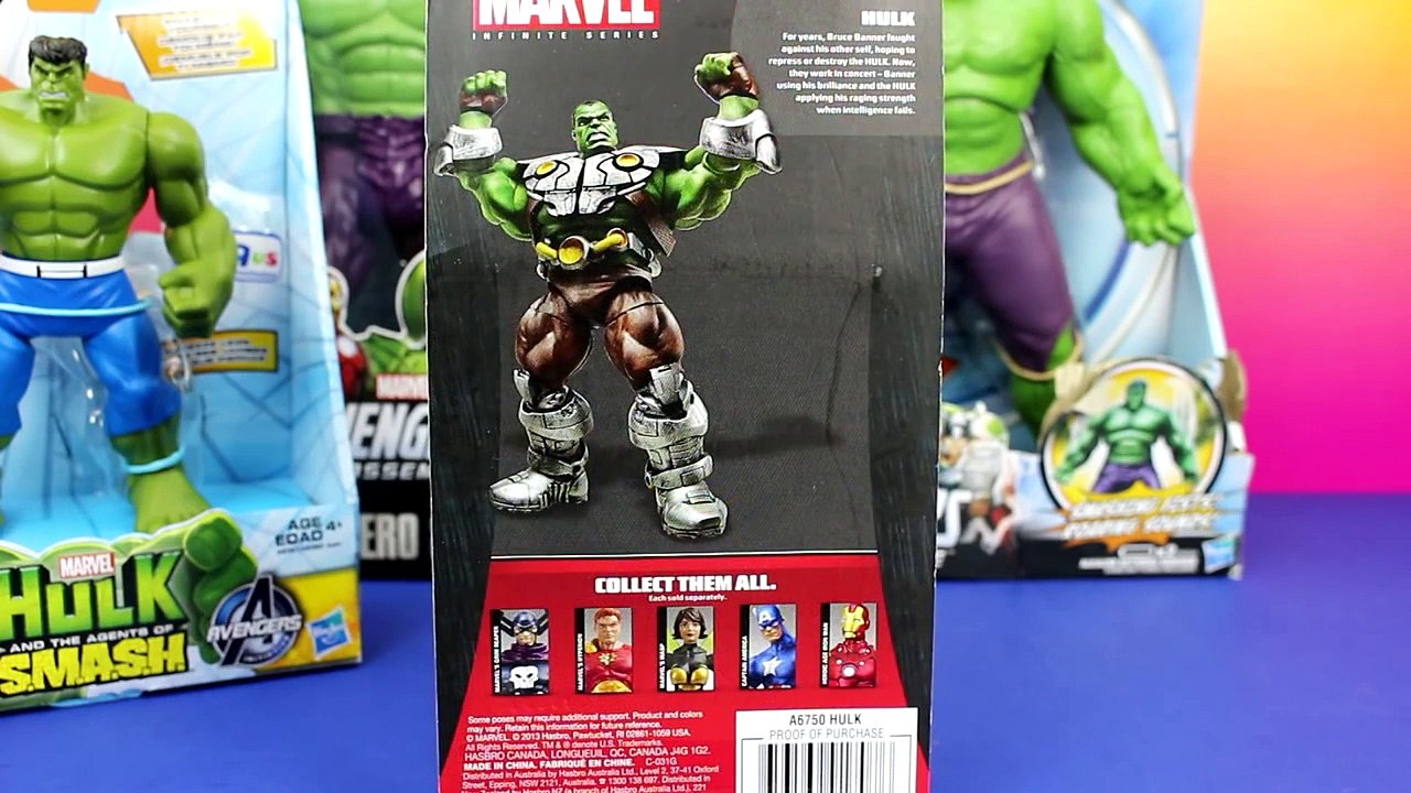 Hulk Unboxing Marvel Hulk & The Agents of SMASH, Gamma Strike Hulk, Titan Hero Series