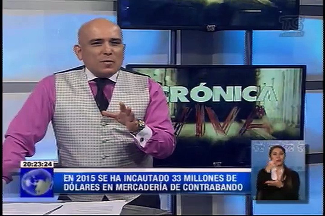 Crónica Viva – En 2015 se ha incautado 33 millones de dólares en mercadería de contrabando