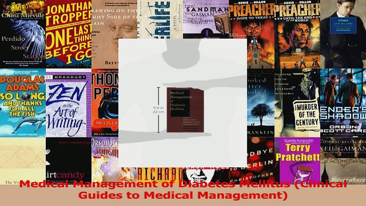 PDF Download  Medical Management of Diabetes Mellitus Clinical Guides to Medical Management Read Full Ebook