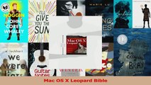 Read  Mac OS X Leopard Bible PDF Free