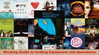 Download  Working Guide to Drilling Equipment and Operations PDF Online