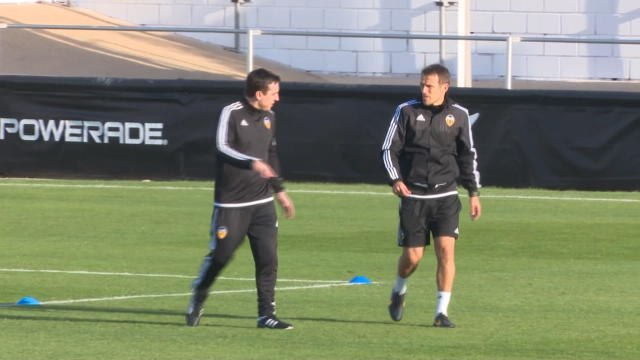 Valence - Neville à l'entraînement