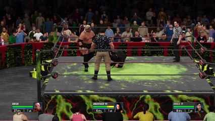 WWE 2K16 rikishi v the undertaker v terminator 1