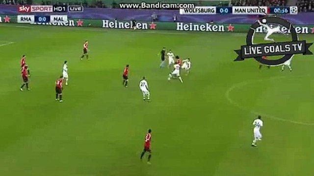 Manchester United 1st Chance to Score - Wolfsburg vs Manchester United - Champions League - 08.12.2015
