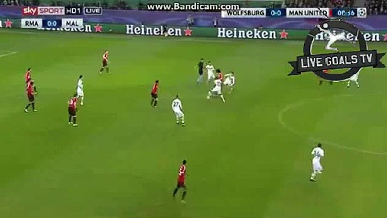 Memphis Depay Fantastic GOAL Wolfsburg 0-1 Manchester United UCL
