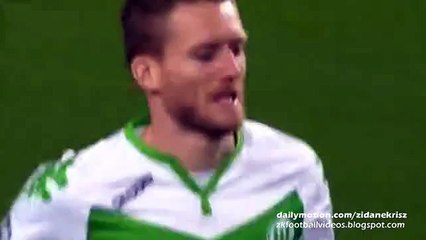 Adré Schürrle big chance - Wolfsburg v. Man United 08.12.2015_
