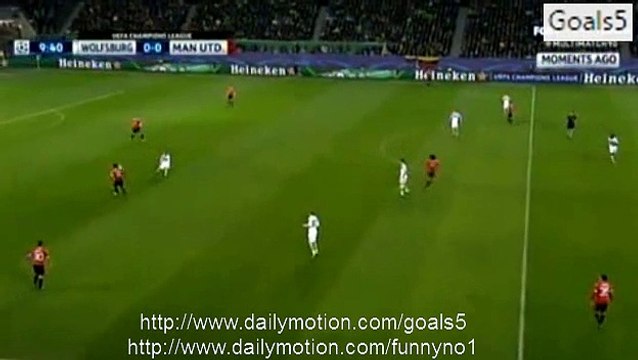 Anthony Martial Goal Wolfsburg 0 - 1 Manchester United Champions League 8-12-2015