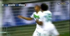 1-1 Rodriguez Naldo Header Goal | Wolfsburg v. Manchester United *08.12.2015