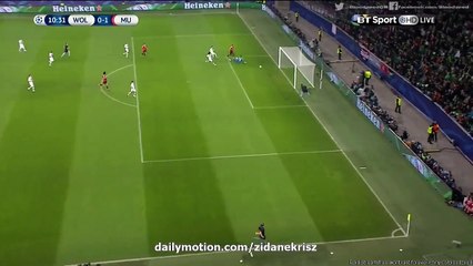 Martial 1-0 Goal HD _  Wolfsburg vs. Manchester United 08.12.2015 HD