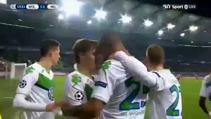 1-1 Naldo GOAL - Wolfsburg vs Man United - Champions League 08.12.2015