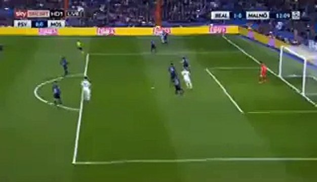 Karim Benzema Amaizng Goal Real Madrid 1-0 Malmo FF 08.12.2015 HD