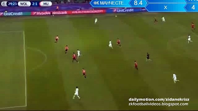 Vieirinha 2:1 | Wolfsburg v. Manchester United Champions League 08.12.2015 HD