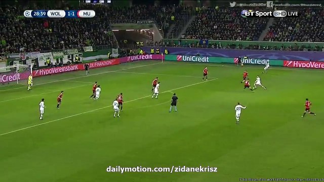 2-1 Vieirinha Goal , Wolfsburg Absolutely Amazing Goal | Wolfsburg vs. Manchester United 08.12.2015 HD