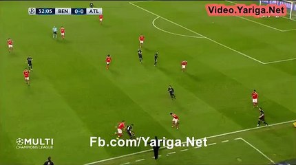 Benfica 0 - 1 Atl. Madrid Saul Niguez 8/12/2015