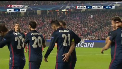 Saúl Ñíguez Goal - Benfica 0-1 Atl. Madrid - 08-12-2015 HD