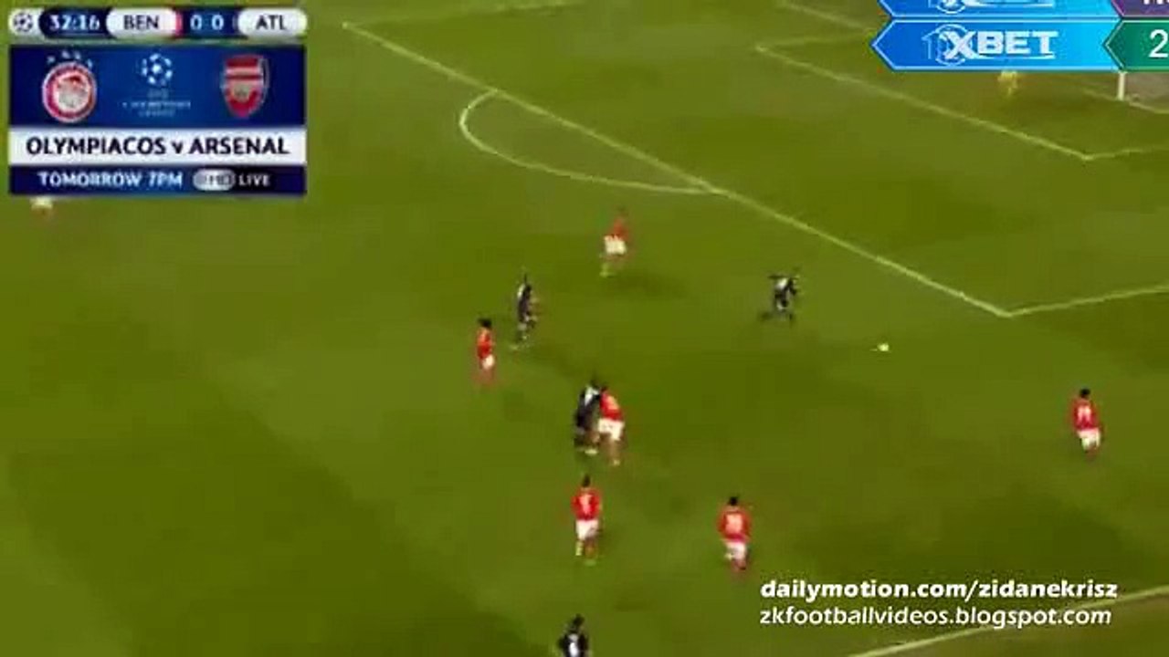 0-1 Saúl Niguez Amazing Goal - Benfica v. Atletico Madrid Champions League 08.12.2015 HD