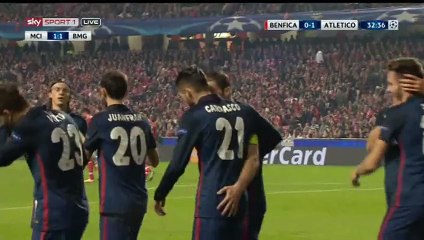 Saúl Ñíguez Goal - Benfica 0-1 Atl. Madrid - 08-12-2015 HD