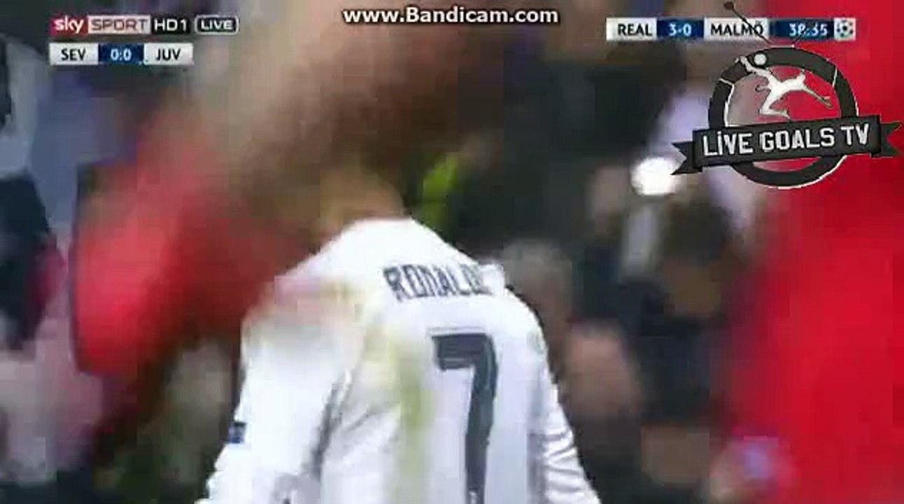 Cristiano Ronaldo Amazing Free Kick Goal - Real Madrid vs Malmo FF - Champions League - 08.12.2015