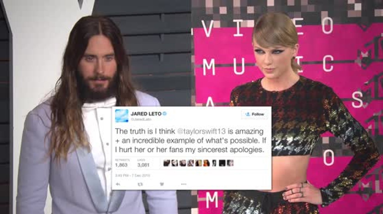 Jared Leto entschuldigt sich bei Taylor Swift