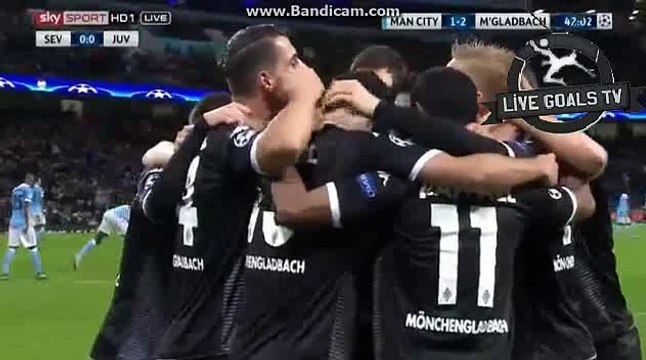 Raffael Brilliant Goal - Manchester City 1-2 Borussia Mönchengladbach - Champions League - 08.12.2015