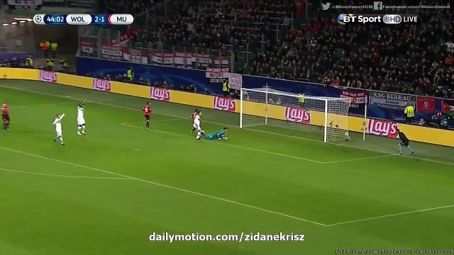 2-2 Lingaard Offside Goal HD - Wolfsburg vs. Manchester United 08.12.2015 HD